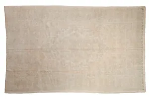 6x9.5 Vintage Distressed Oushak Carpet