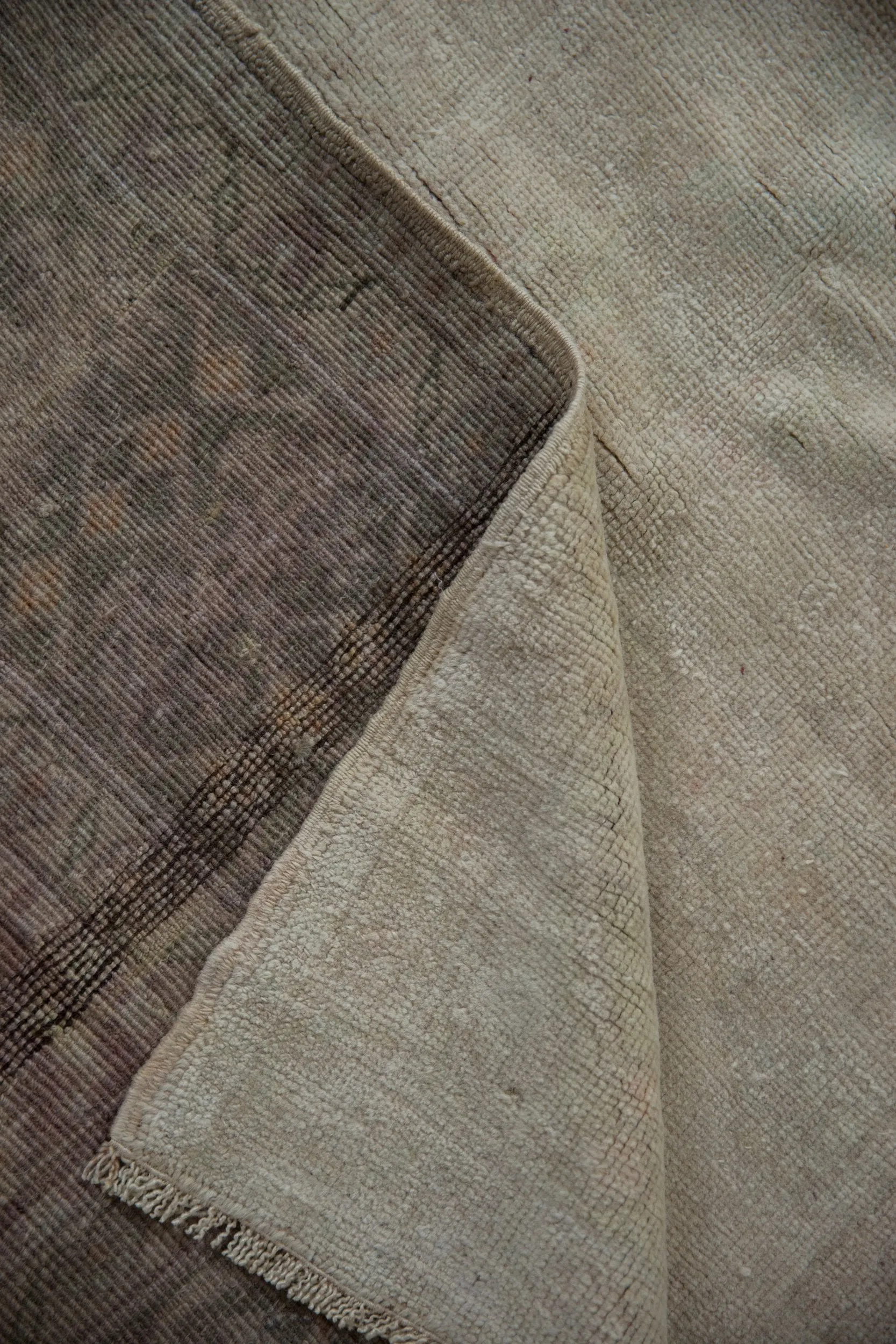 6x9.5 Vintage Distressed Oushak Carpet