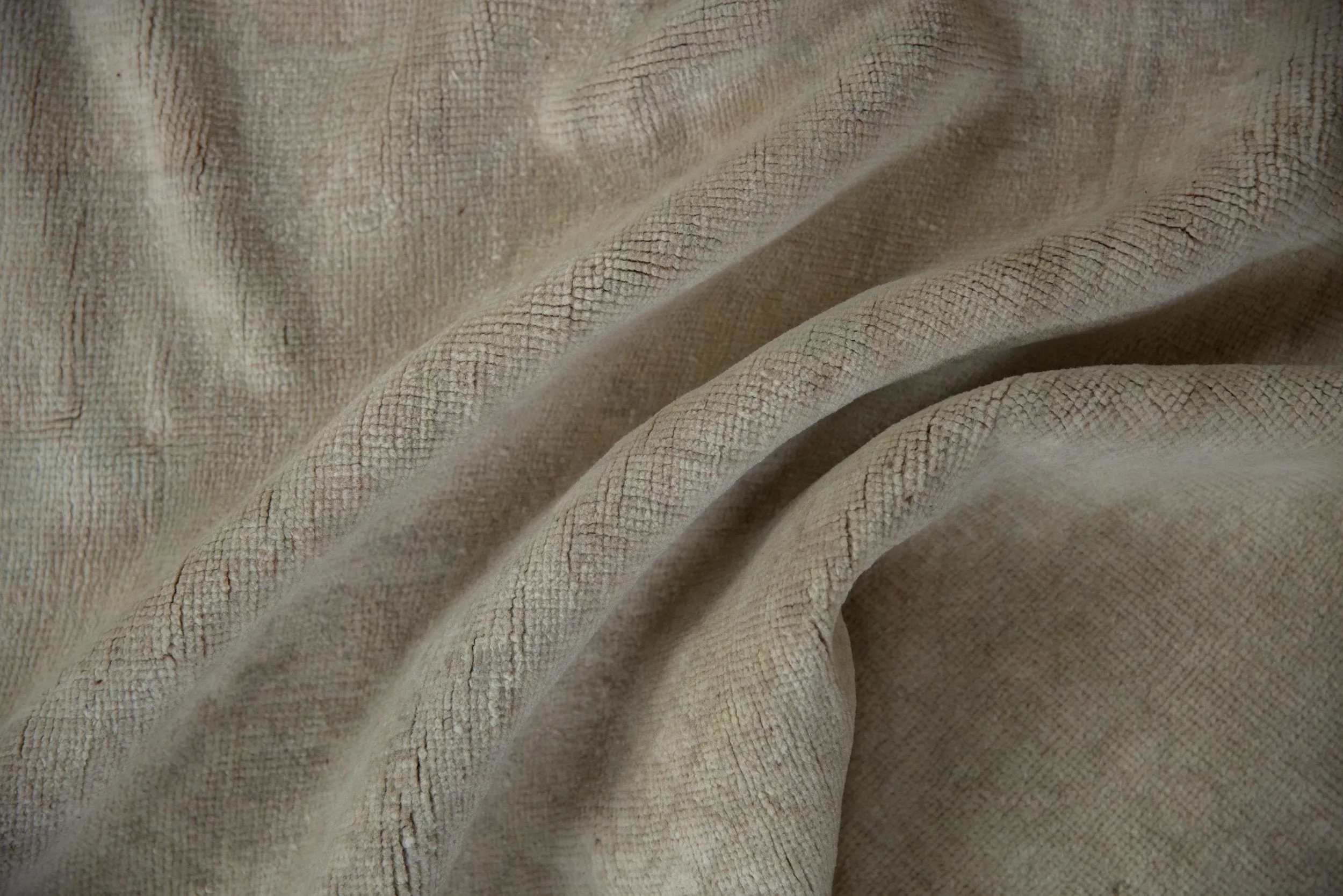 6x9.5 Vintage Distressed Oushak Carpet