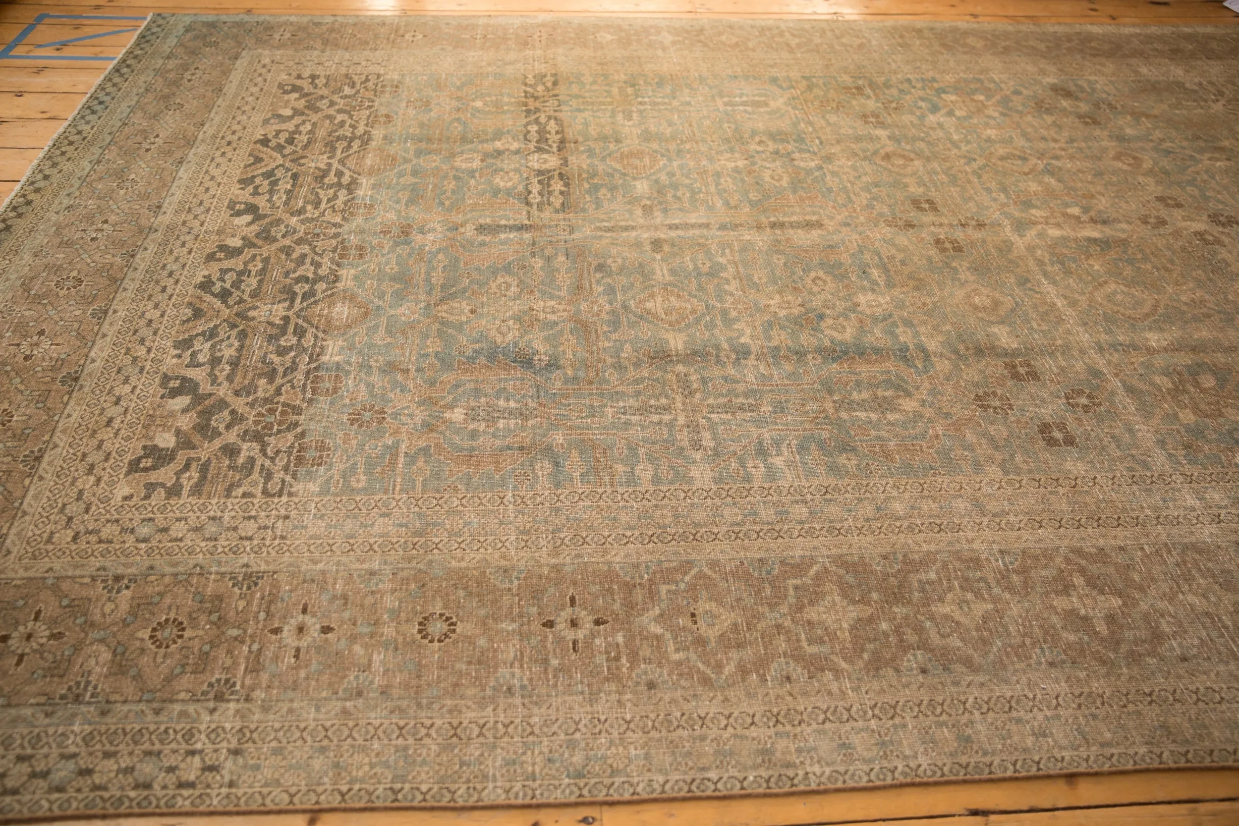 7.5x11 Antique Distressed Tabriz Carpet