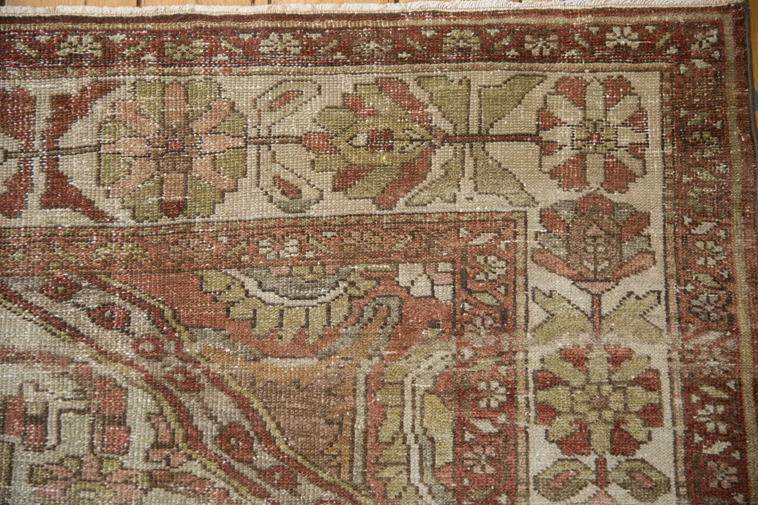 7x10 Vintage Distressed Baktiari Carpet