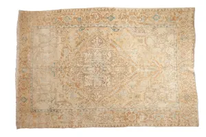 7x11 Vintage Distressed Heriz Carpet