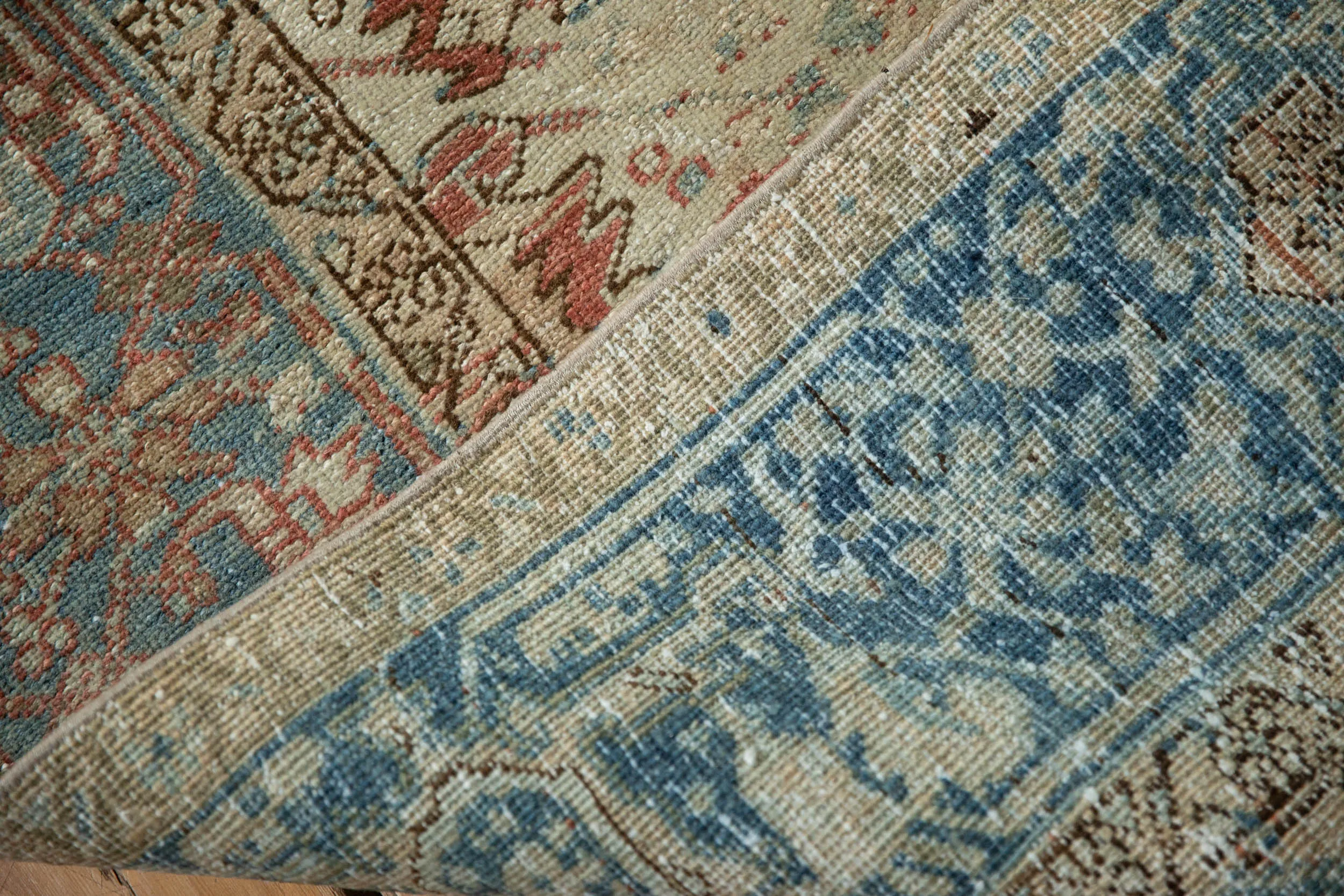 8.5x12.5 Vintage Distressed Mehrivan Carpet