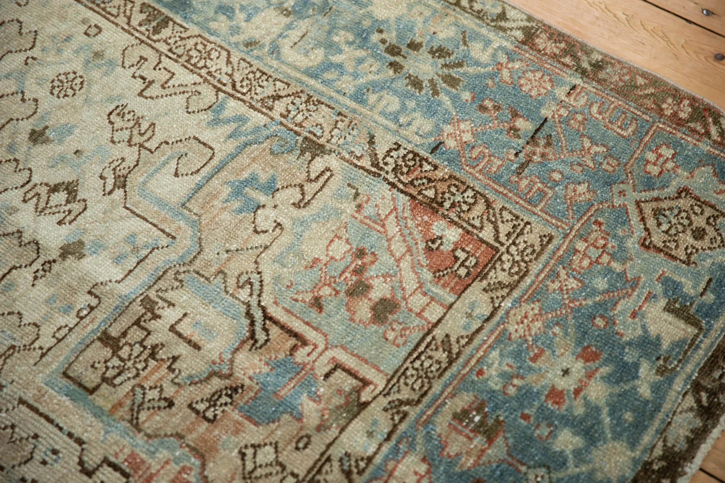 8.5x12.5 Vintage Distressed Mehrivan Carpet