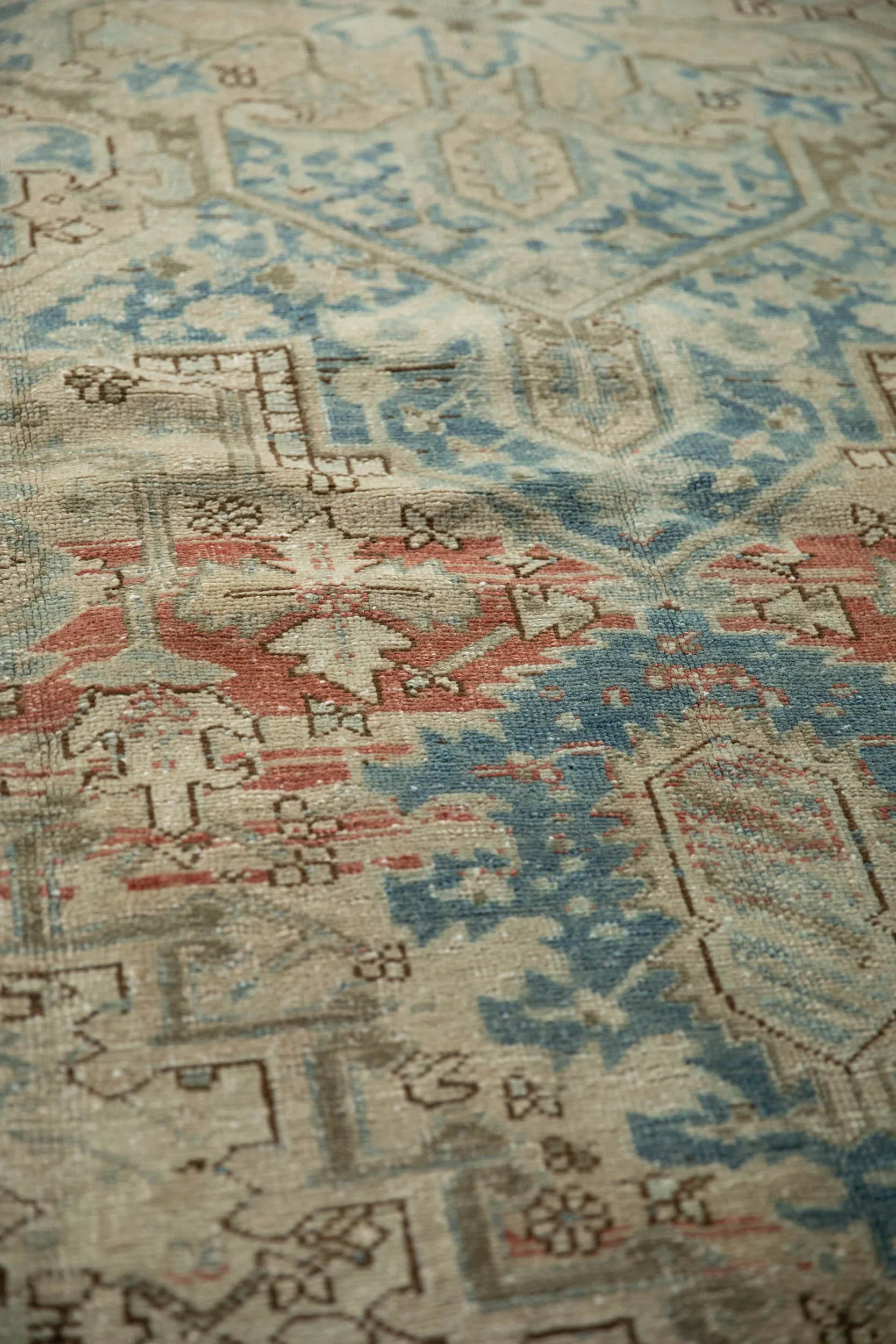 8.5x12.5 Vintage Distressed Mehrivan Carpet