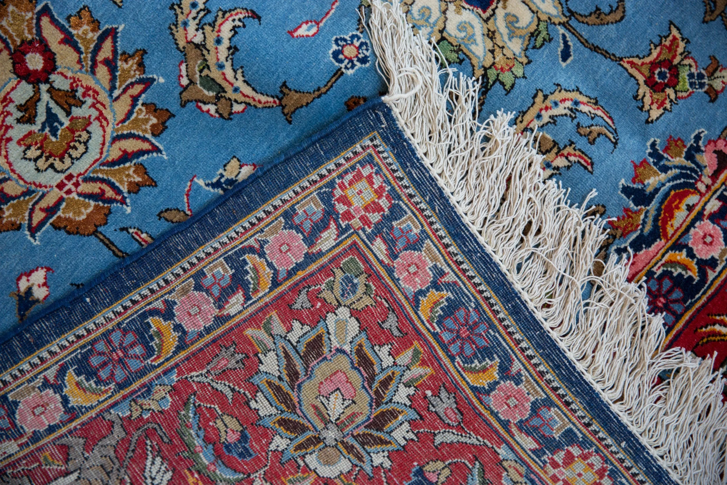 8.5x13 Vintage Qom Carpet