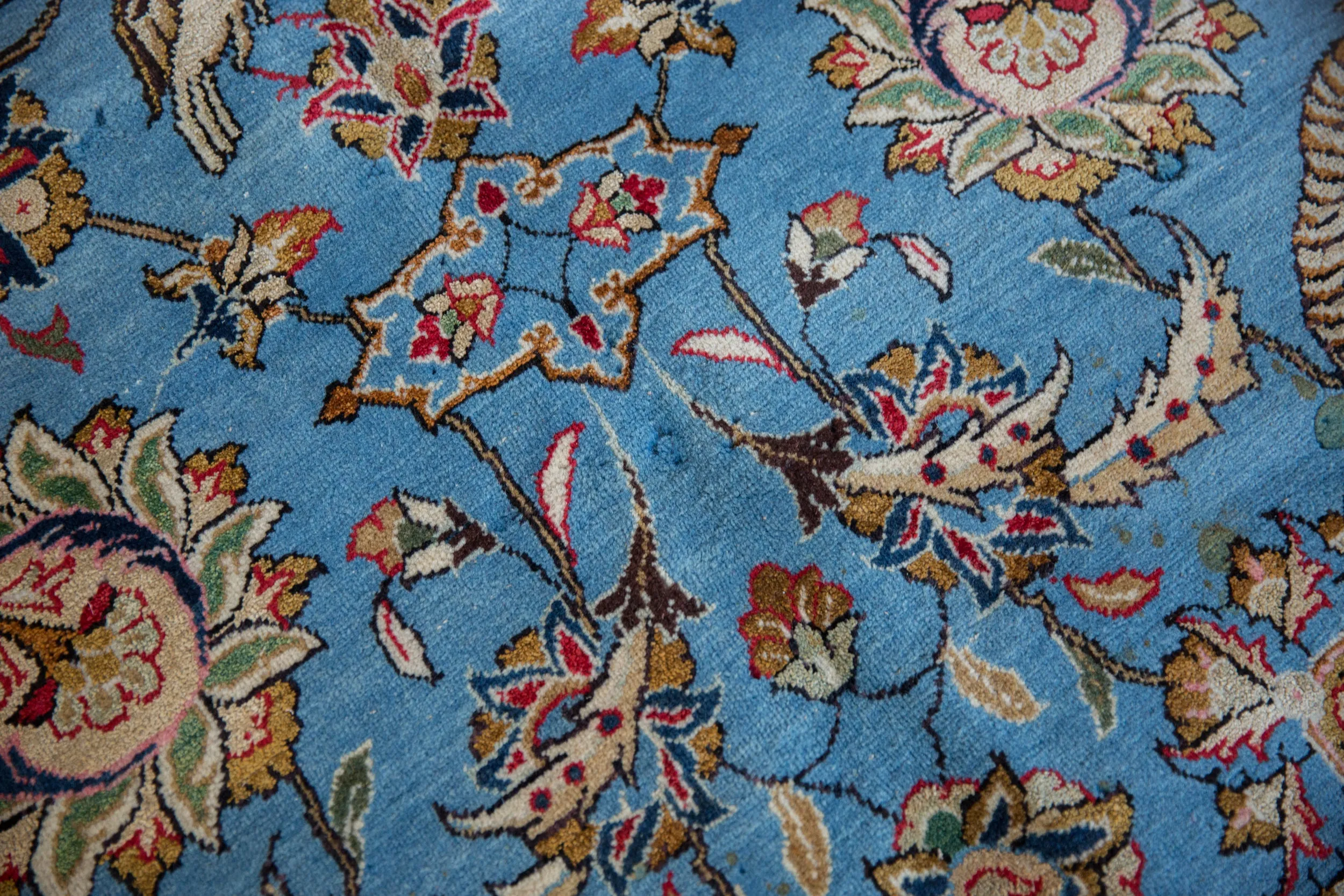 8.5x13 Vintage Qom Carpet