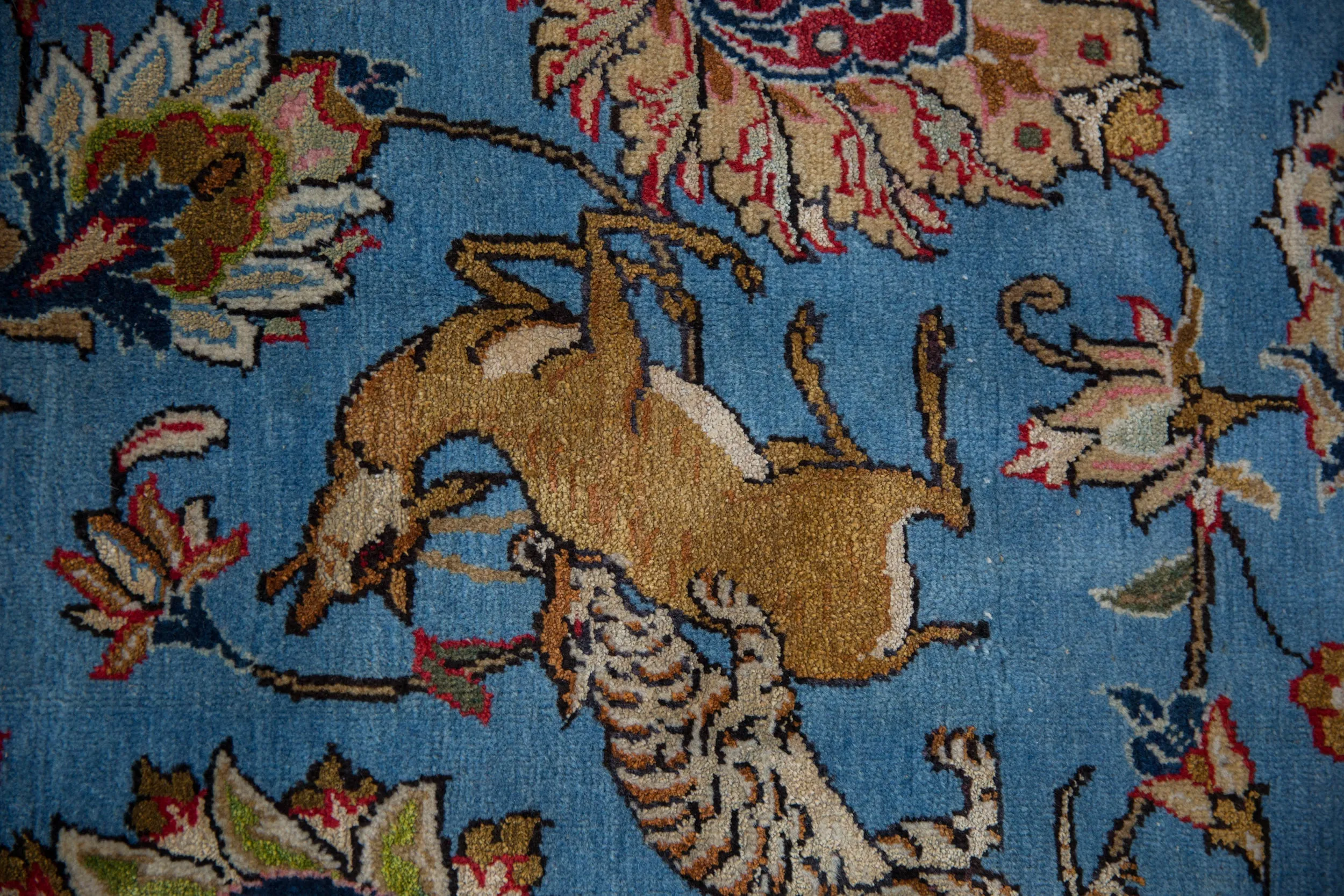 8.5x13 Vintage Qom Carpet