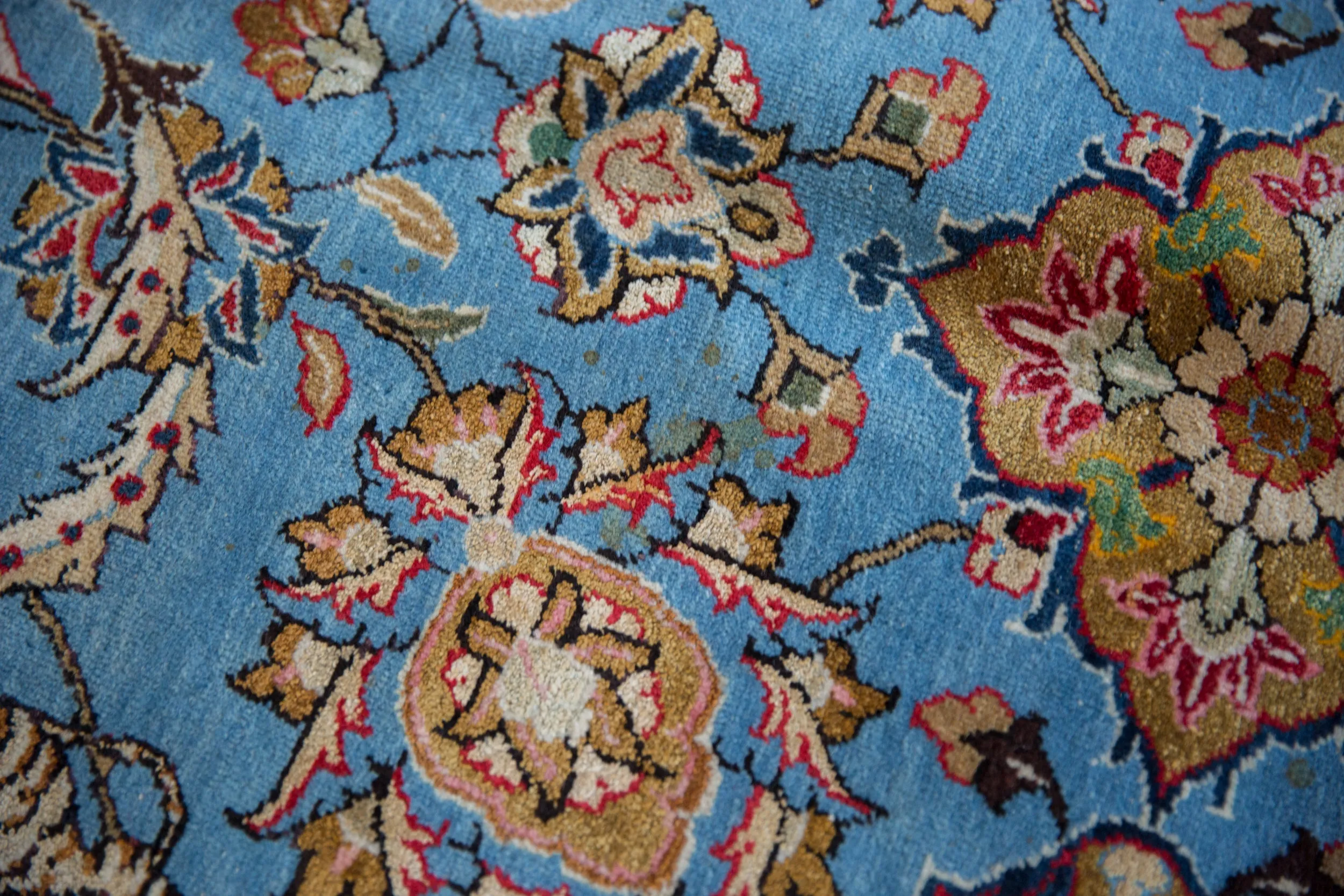 8.5x13 Vintage Qom Carpet
