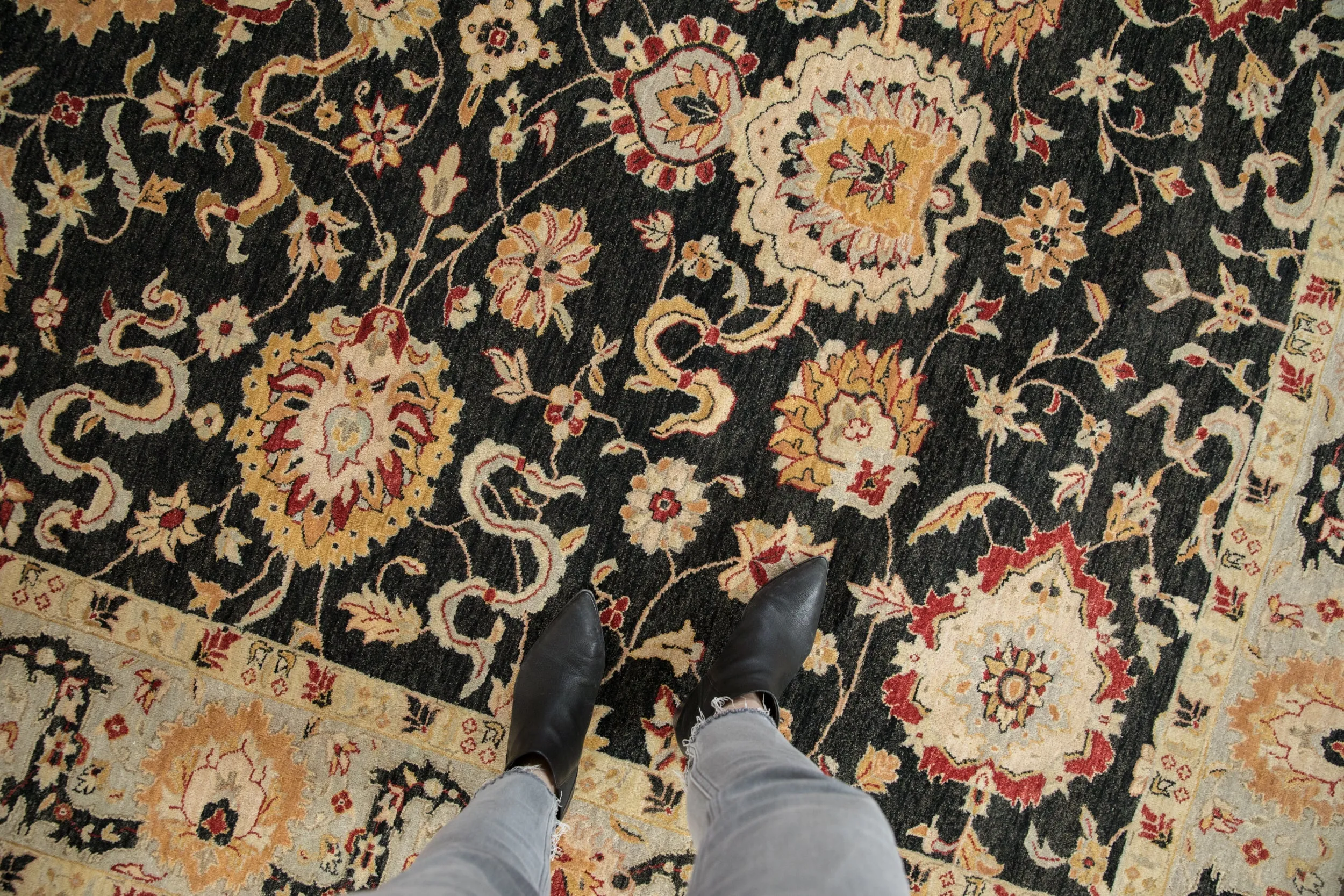 8x10 Indian Sultanabad Design Carpet