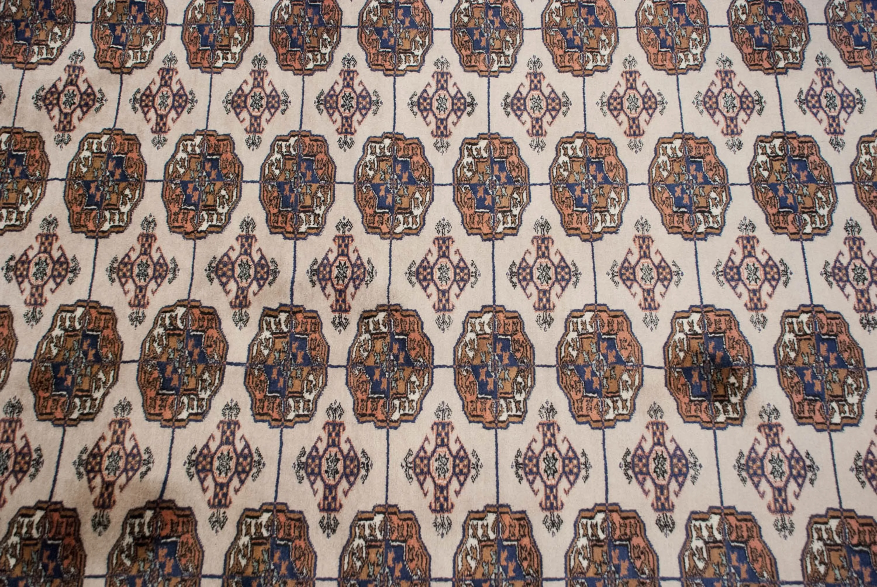 8x10 Vintage Fine Bokhara Carpet
