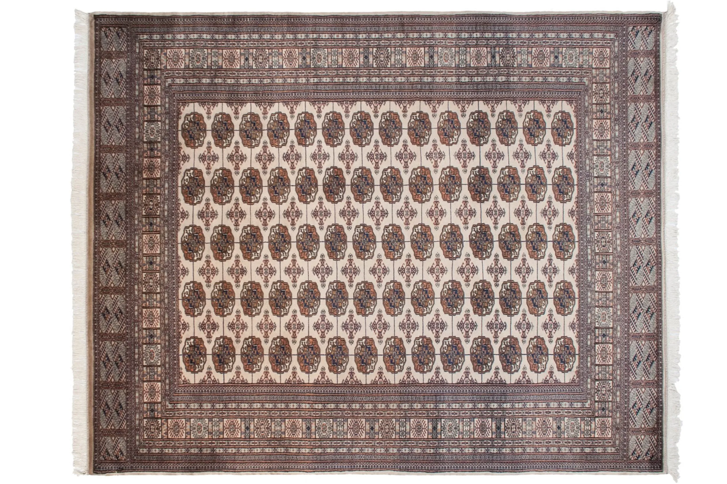 8x10 Vintage Fine Bokhara Carpet
