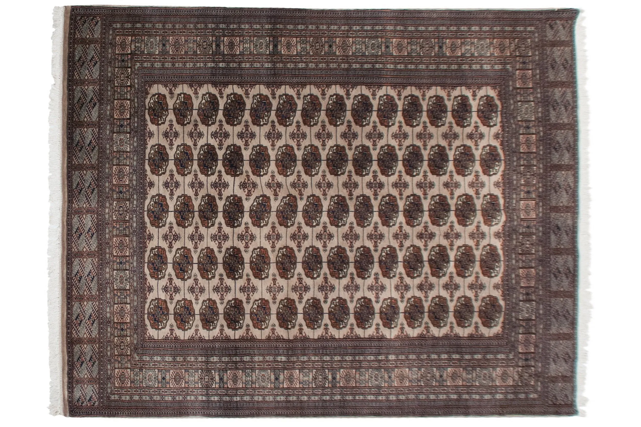 8x10 Vintage Fine Bokhara Carpet