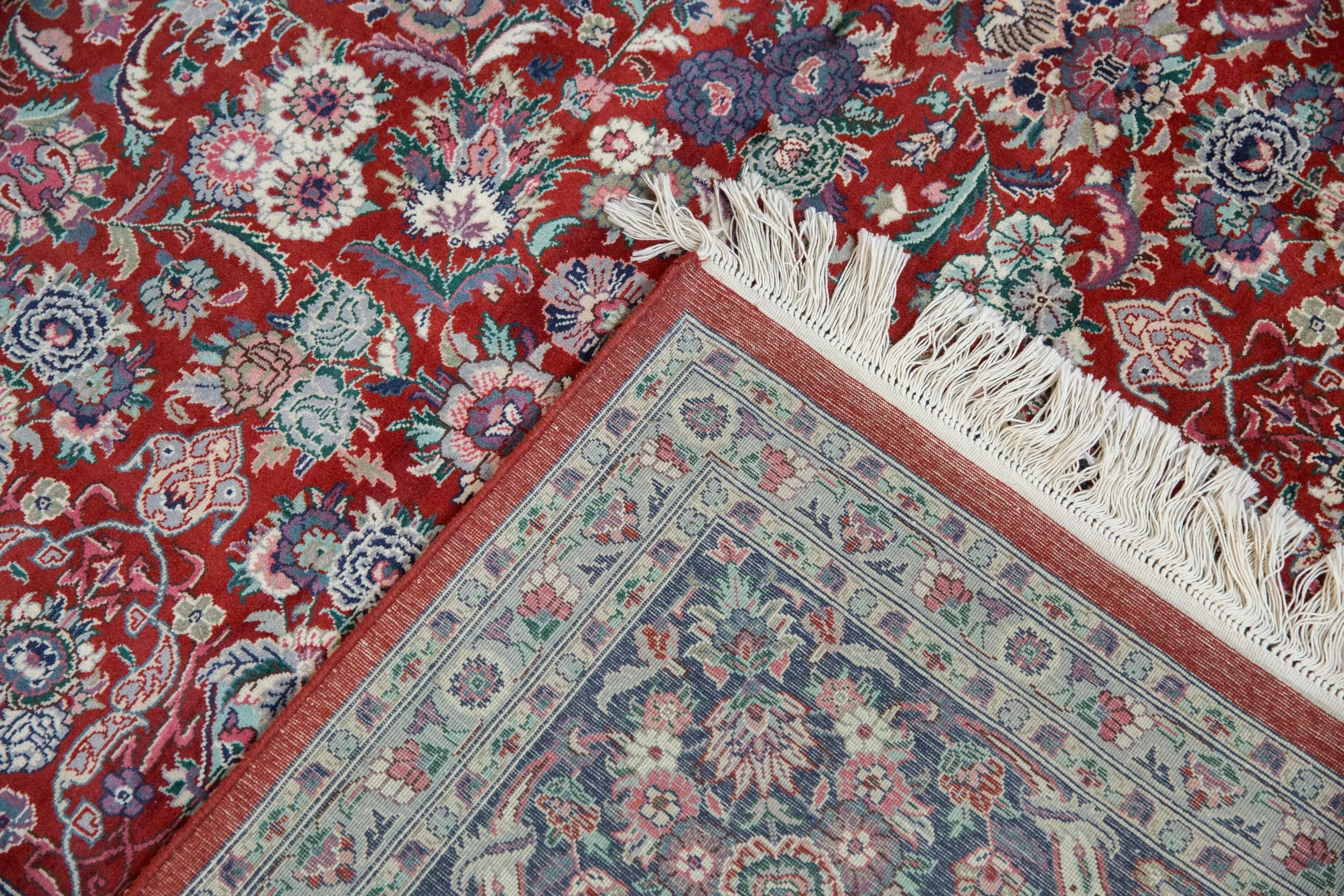 8x10 Vintage Pakistani Kashan Design Carpet