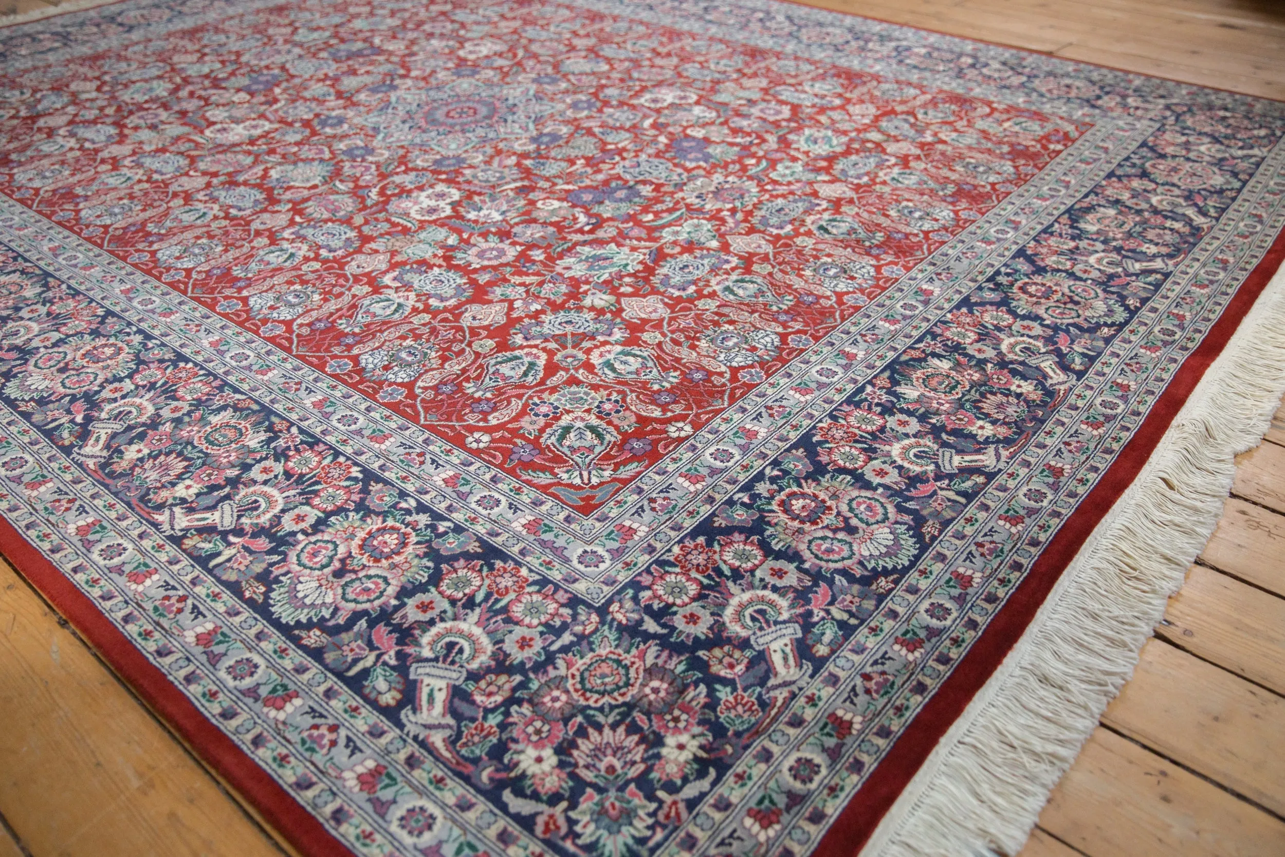 8x10 Vintage Pakistani Kashan Design Carpet