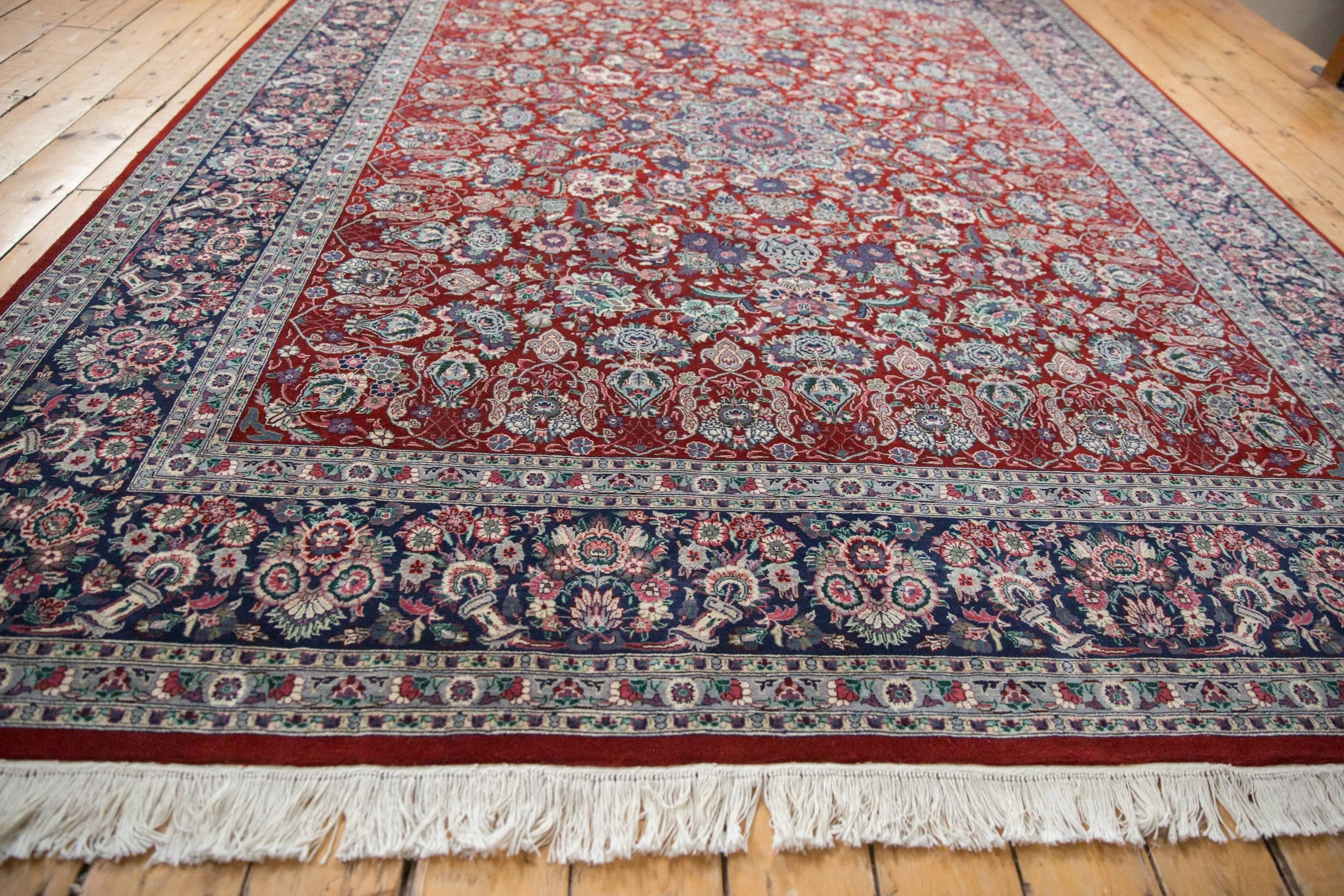 8x10 Vintage Pakistani Kashan Design Carpet