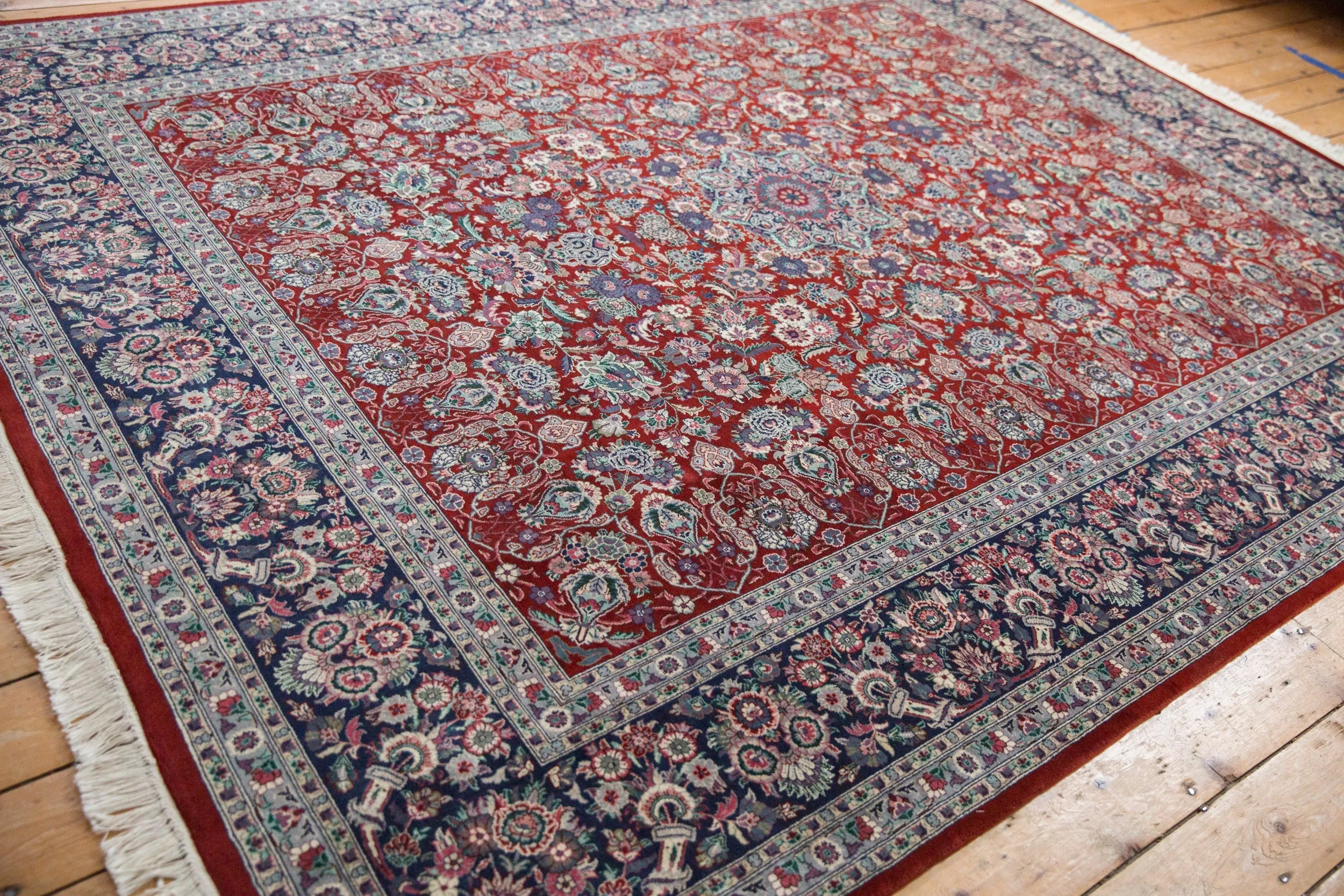 8x10 Vintage Pakistani Kashan Design Carpet