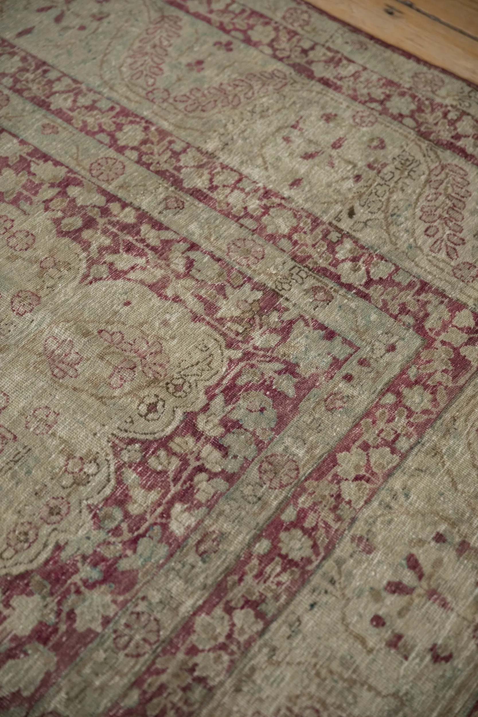 9.5x13 Antique Distressed Kerman Carpet