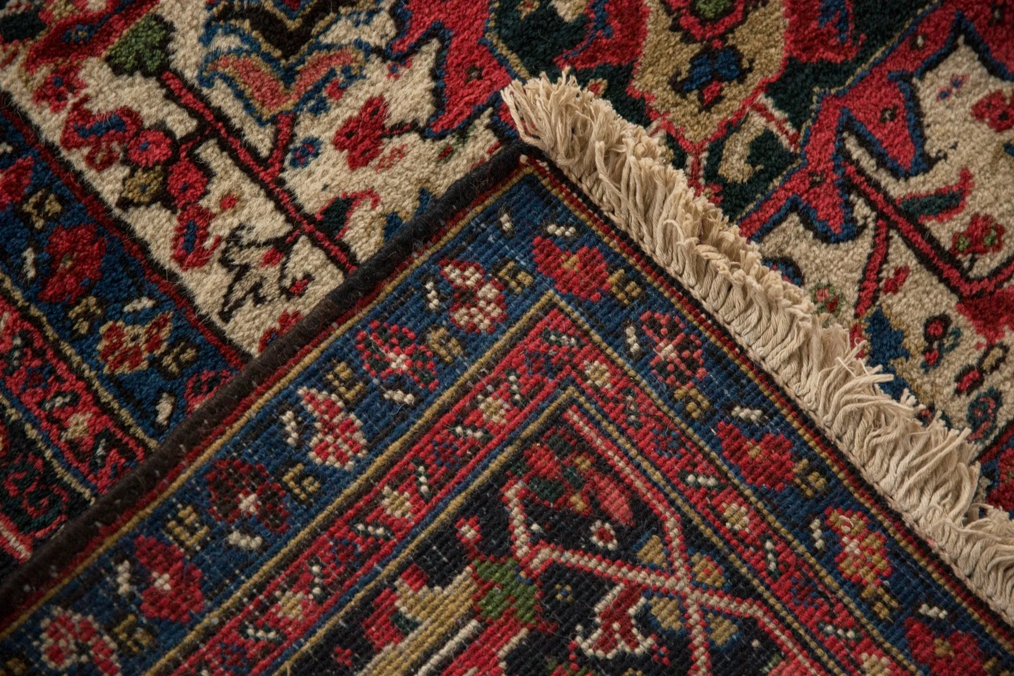 9.5x13 Vintage Ahar Carpet
