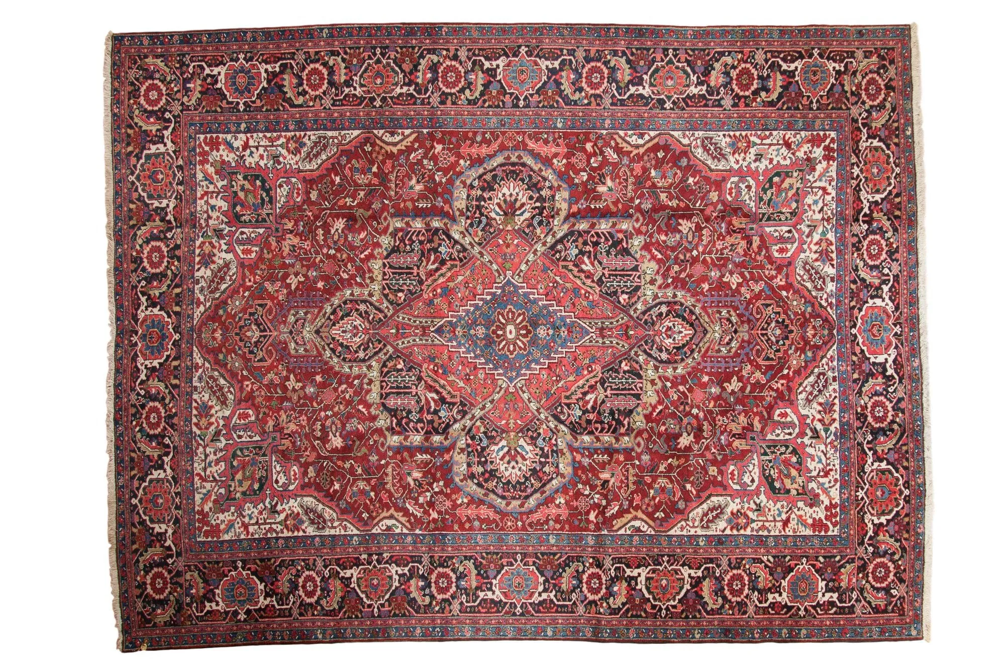 9.5x13 Vintage Ahar Carpet