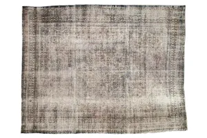 9x11.5 Vintage Distressed Bibikabad Carpet