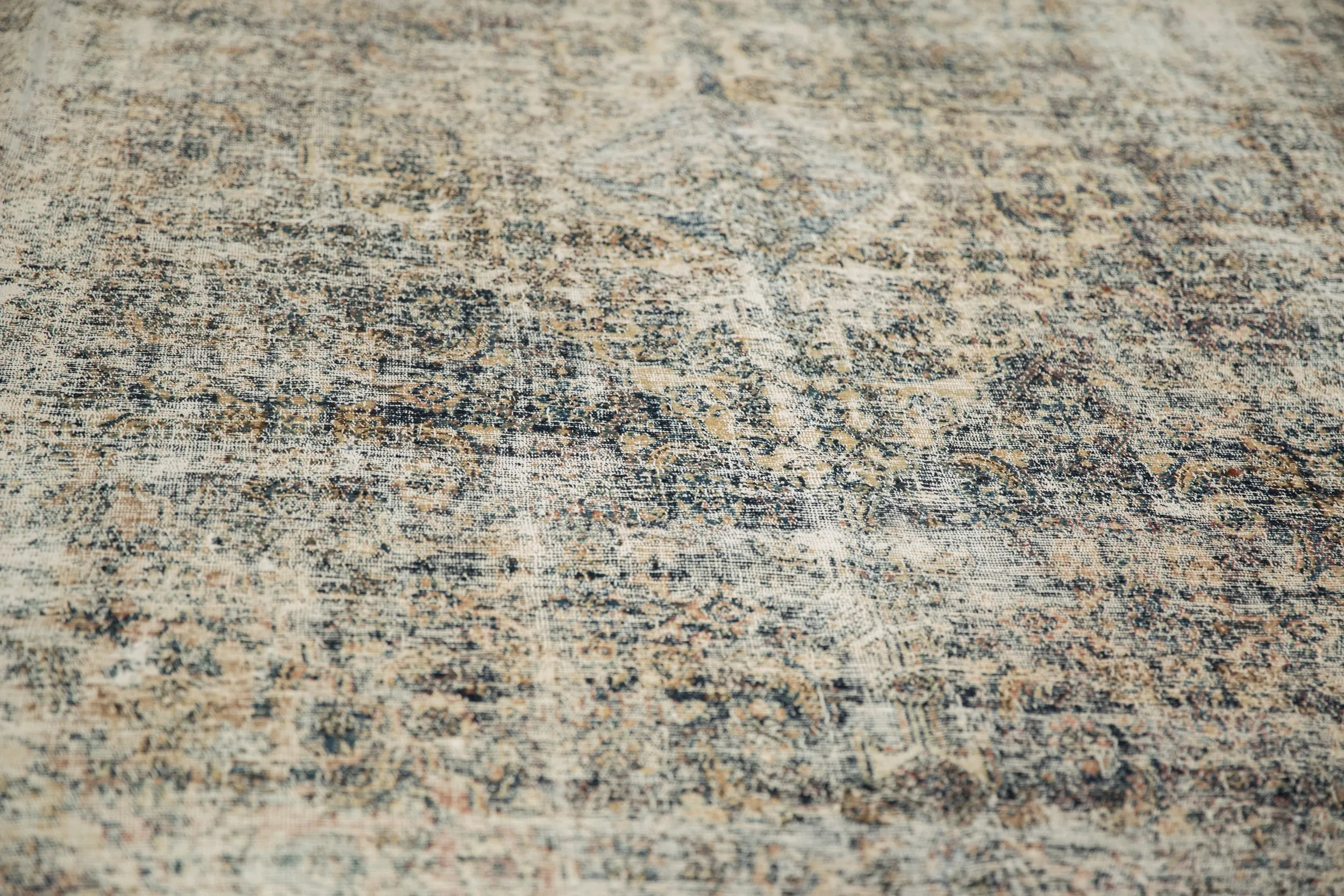 9x11.5 Vintage Distressed Bibikabad Carpet