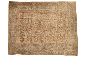 9x11.5 Vintage Distressed Ghiordes Carpet