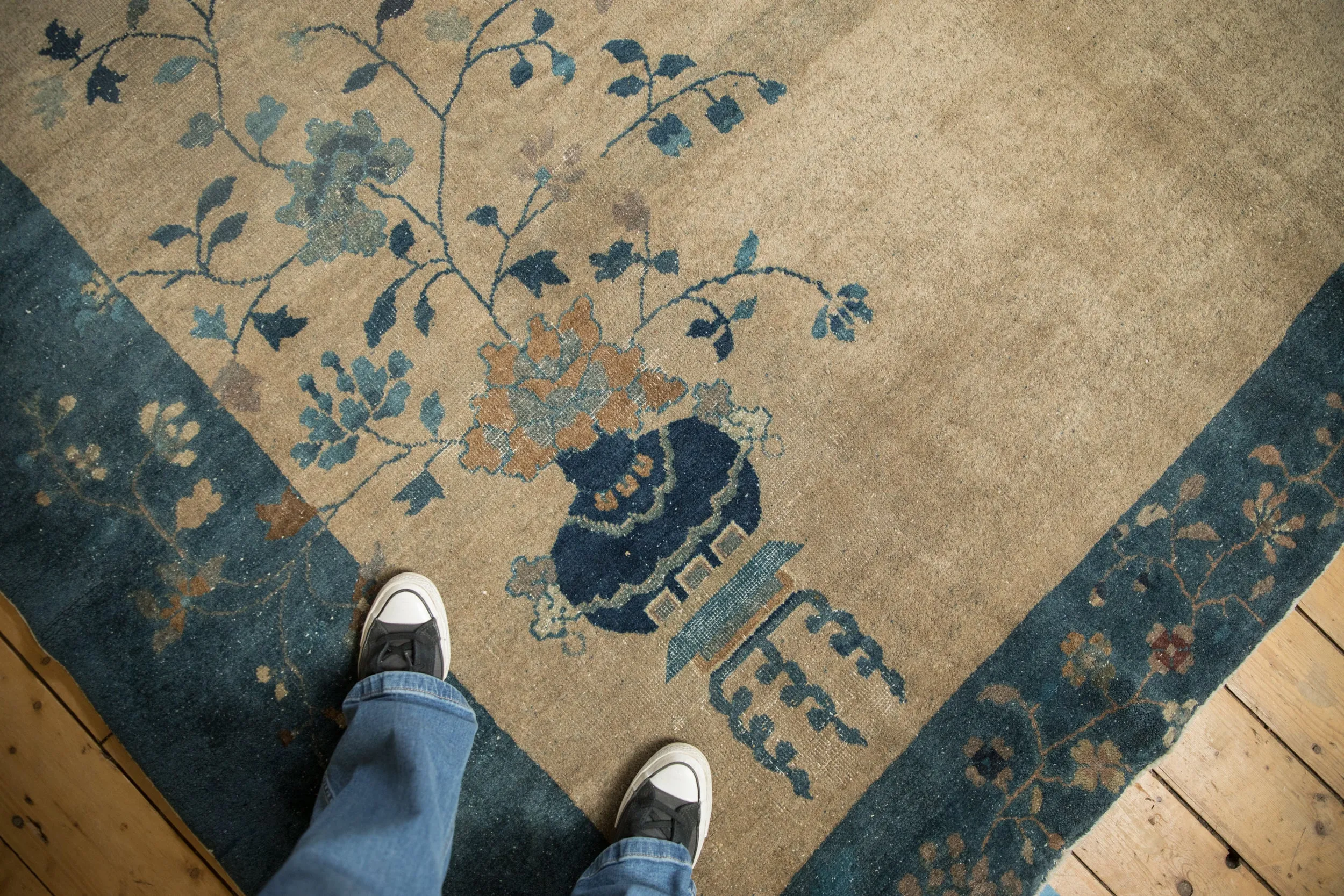 9x11.5 Vintage Peking Carpet
