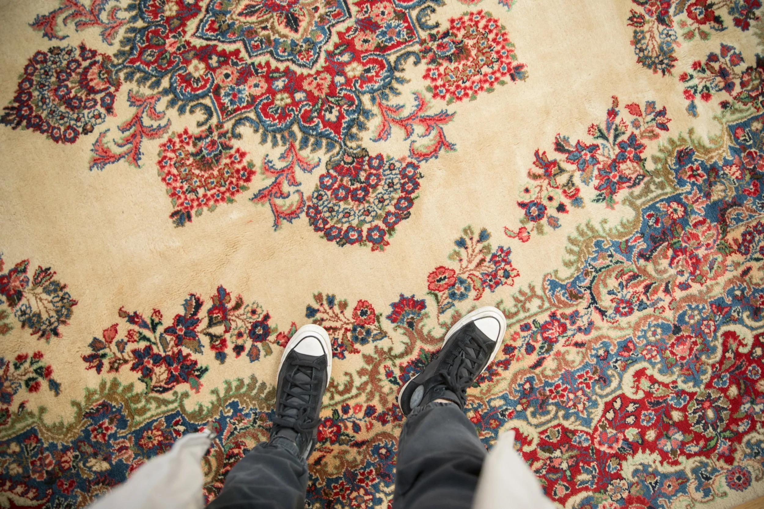 9x12 Vintage Kazvin Carpet