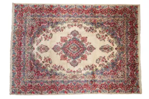 9x12 Vintage Kazvin Carpet