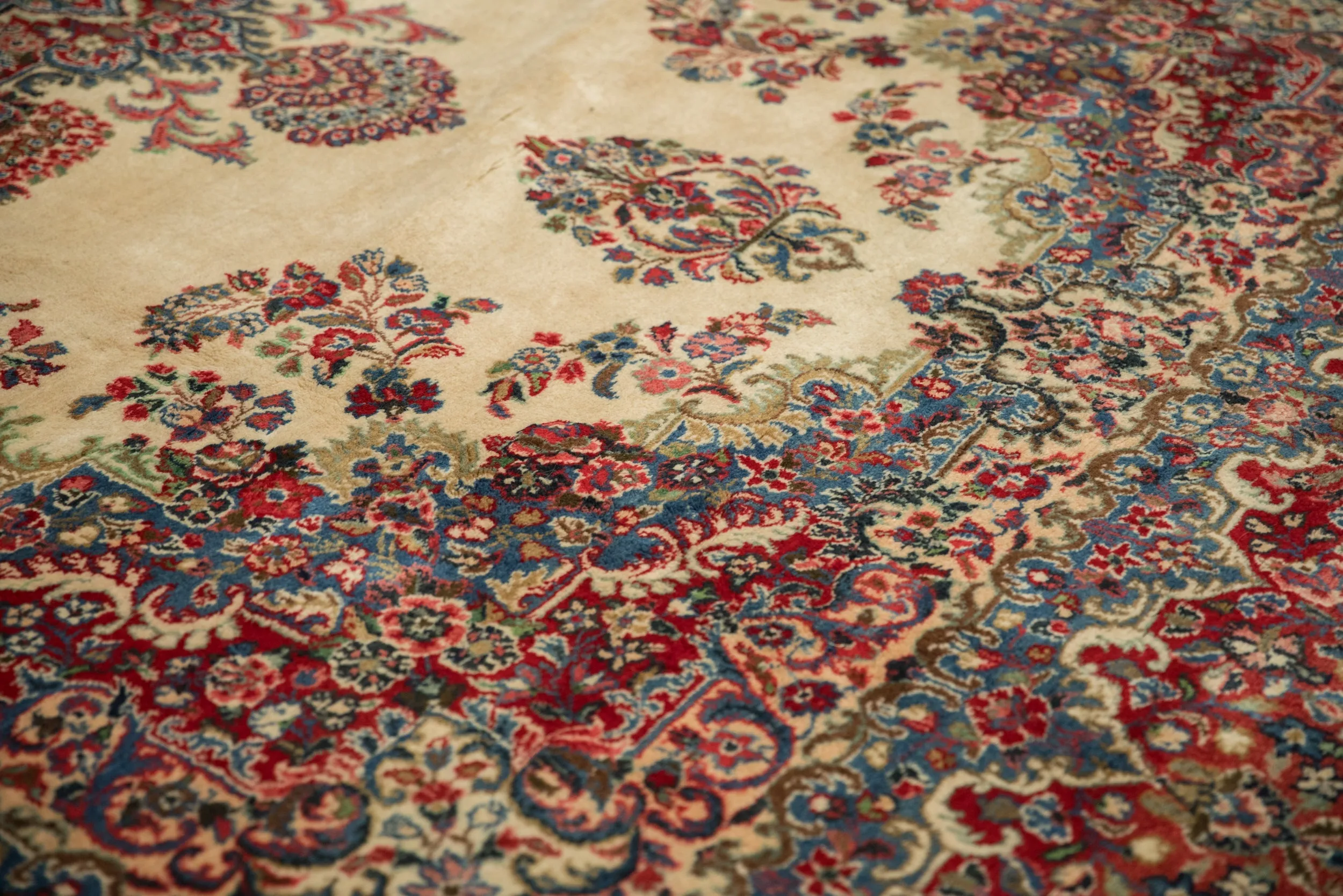 9x12 Vintage Kazvin Carpet