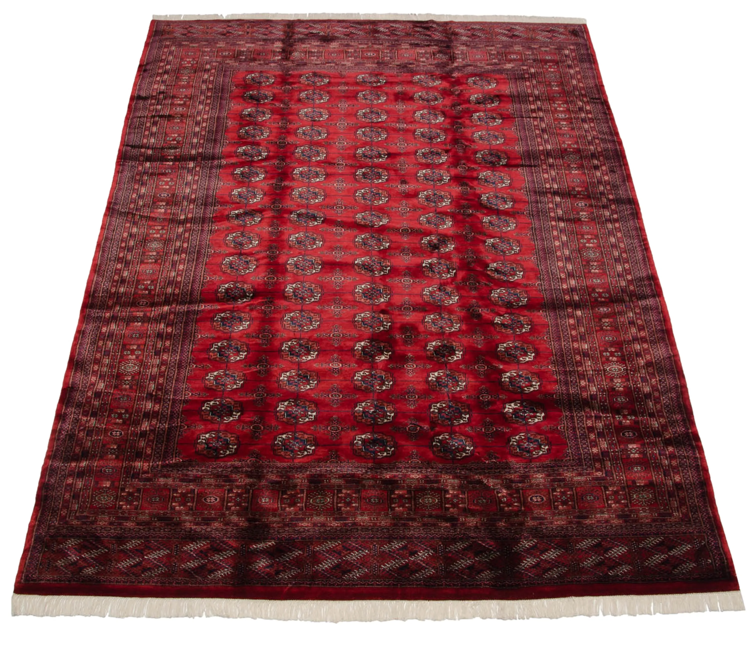 9x12.5 Vintage Fine Bokhara Carpet