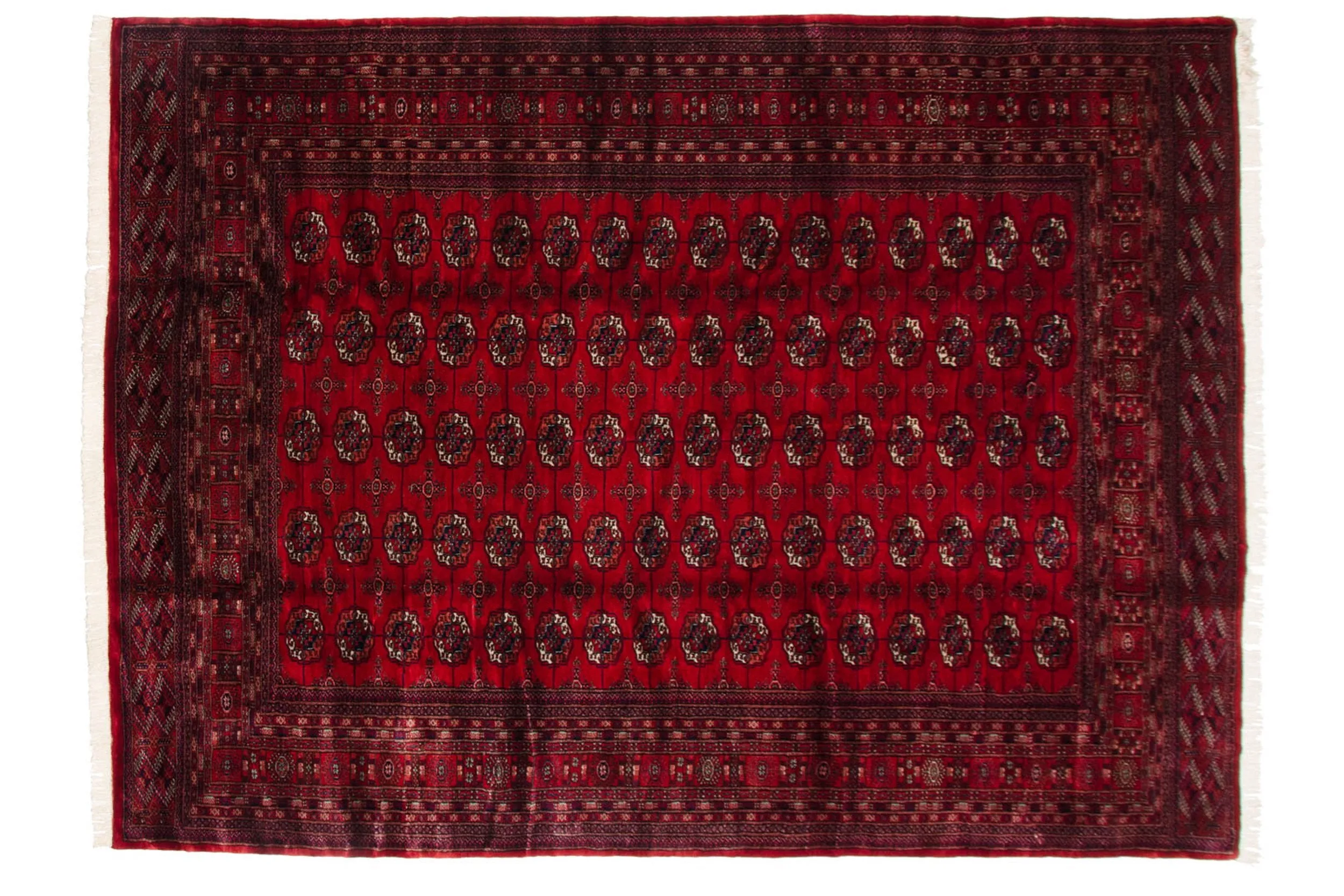 9x12.5 Vintage Fine Bokhara Carpet