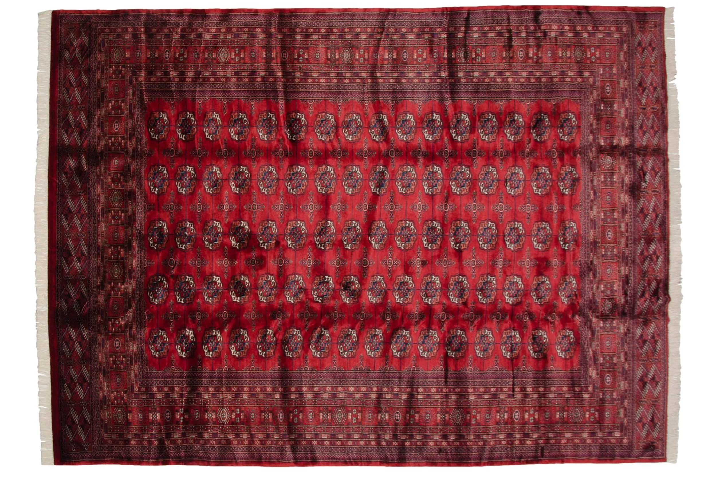 9x12.5 Vintage Fine Bokhara Carpet