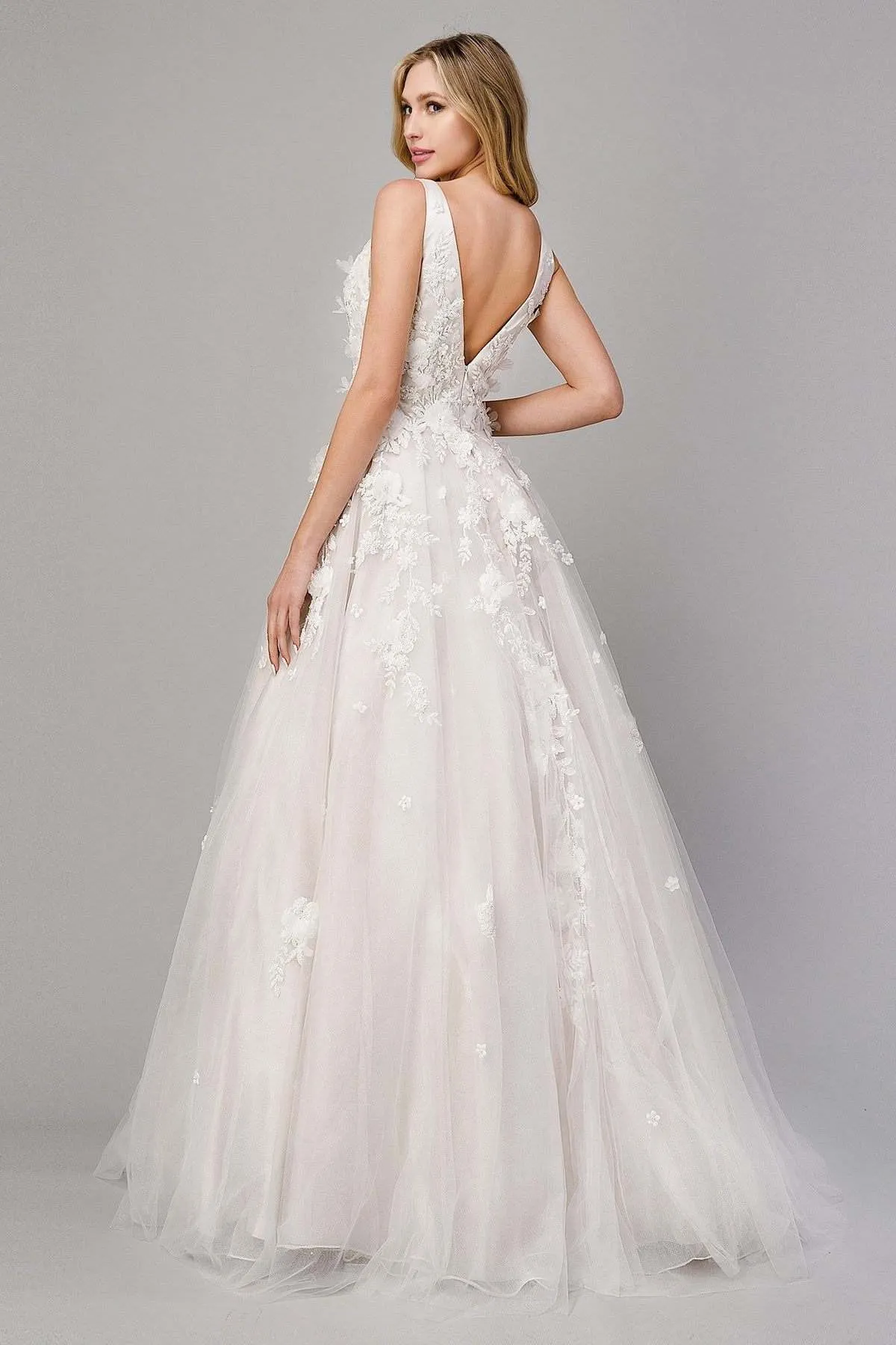 Andrea & Leo A1028W Gardenia A-Line Wedding Gown