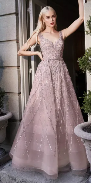 Andrea & Leo A1091 Gemma Jewel Beaded Ball Gown