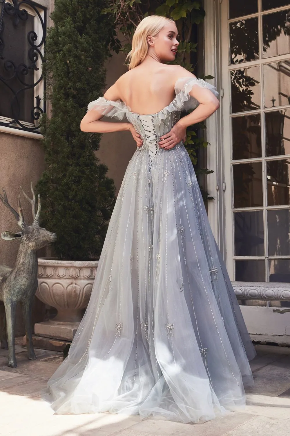 Andrea & Leo A1092 Charlotte Off the Shoulder A-Line Gown