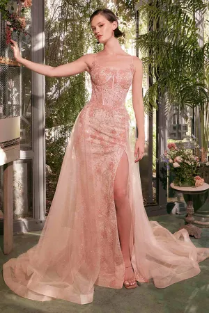 Andrea & Leo A1382 Dress Tulle Daisy Overskirt Gown