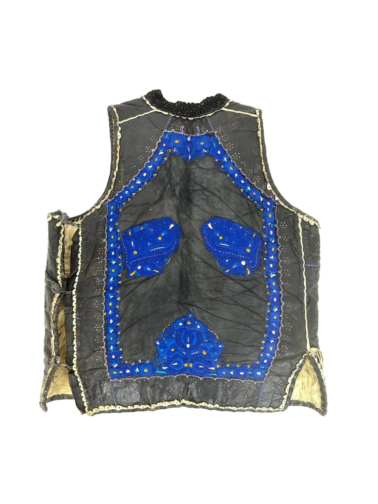 Antique Hungarian Sheepskin Vest