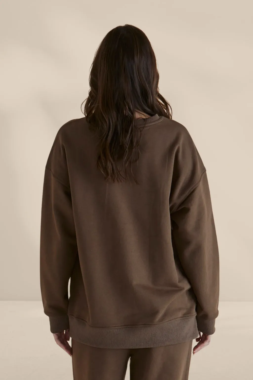 Betty Basics Easy Sweat Chocolate Brown