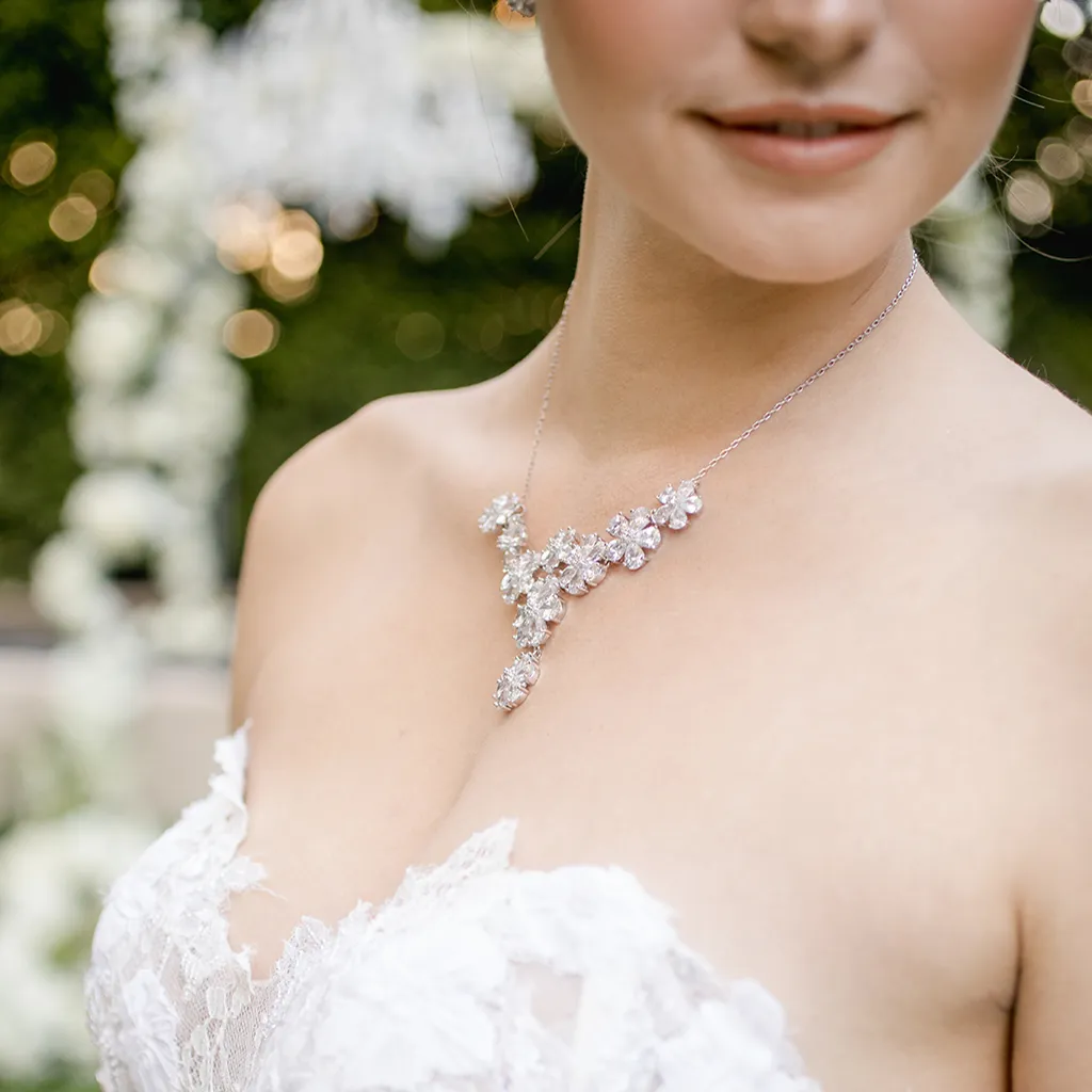 Buttercup Flower Heirloom 34.32 Carat Choker / Necklace