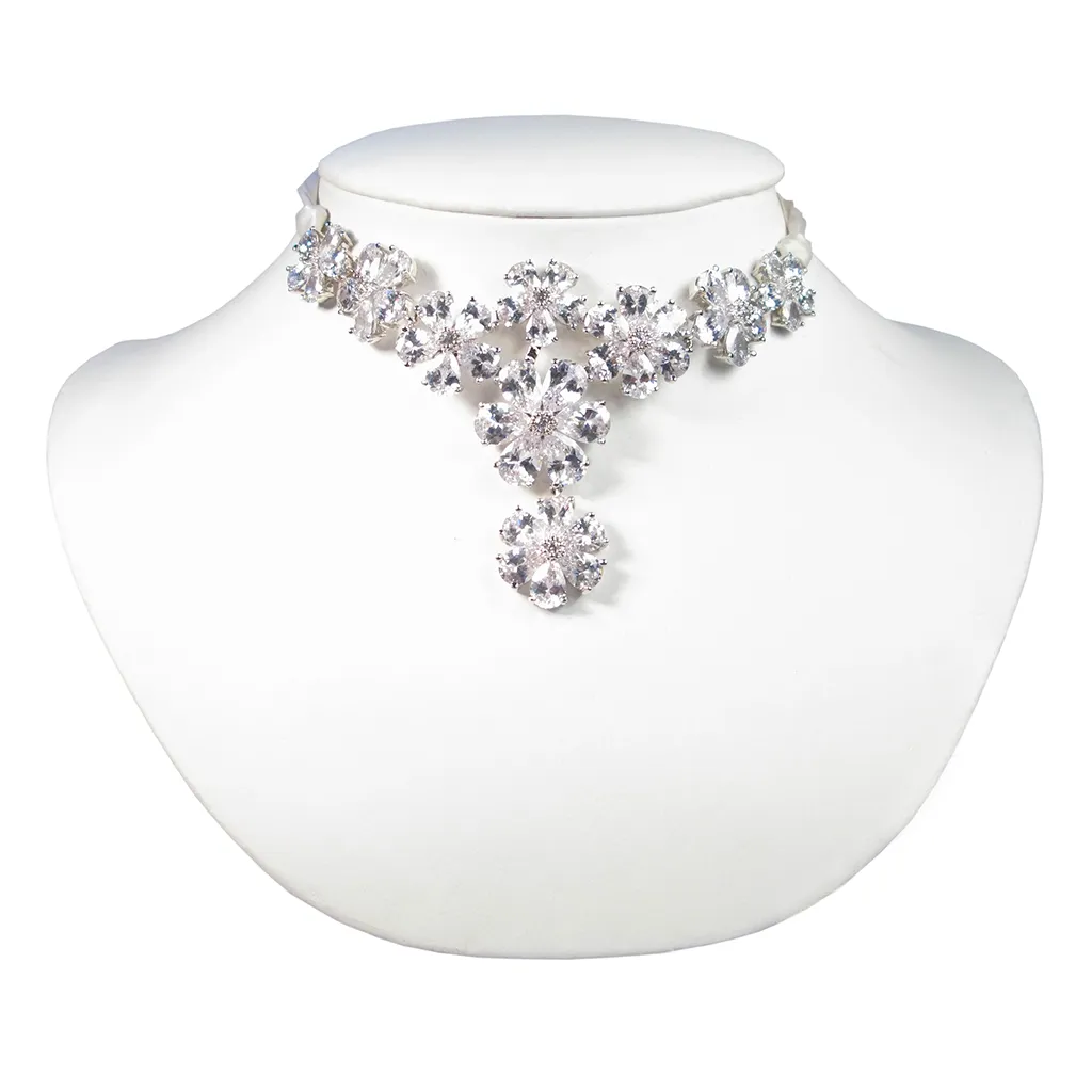 Buttercup Flower Heirloom 34.32 Carat Choker / Necklace