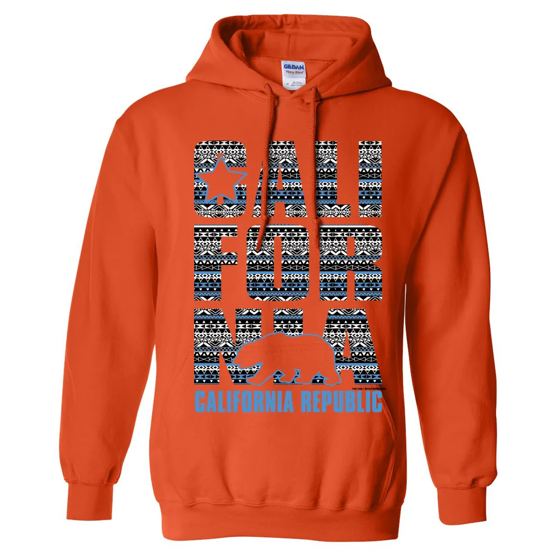 California Republic Tribal Aztec Sweatshirt Hoodie