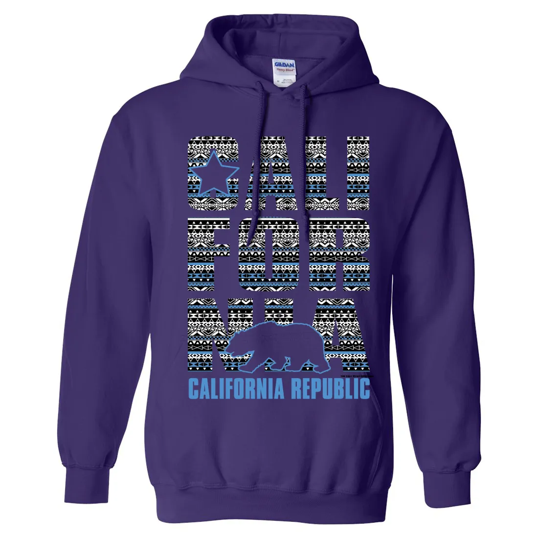 California Republic Tribal Aztec Sweatshirt Hoodie
