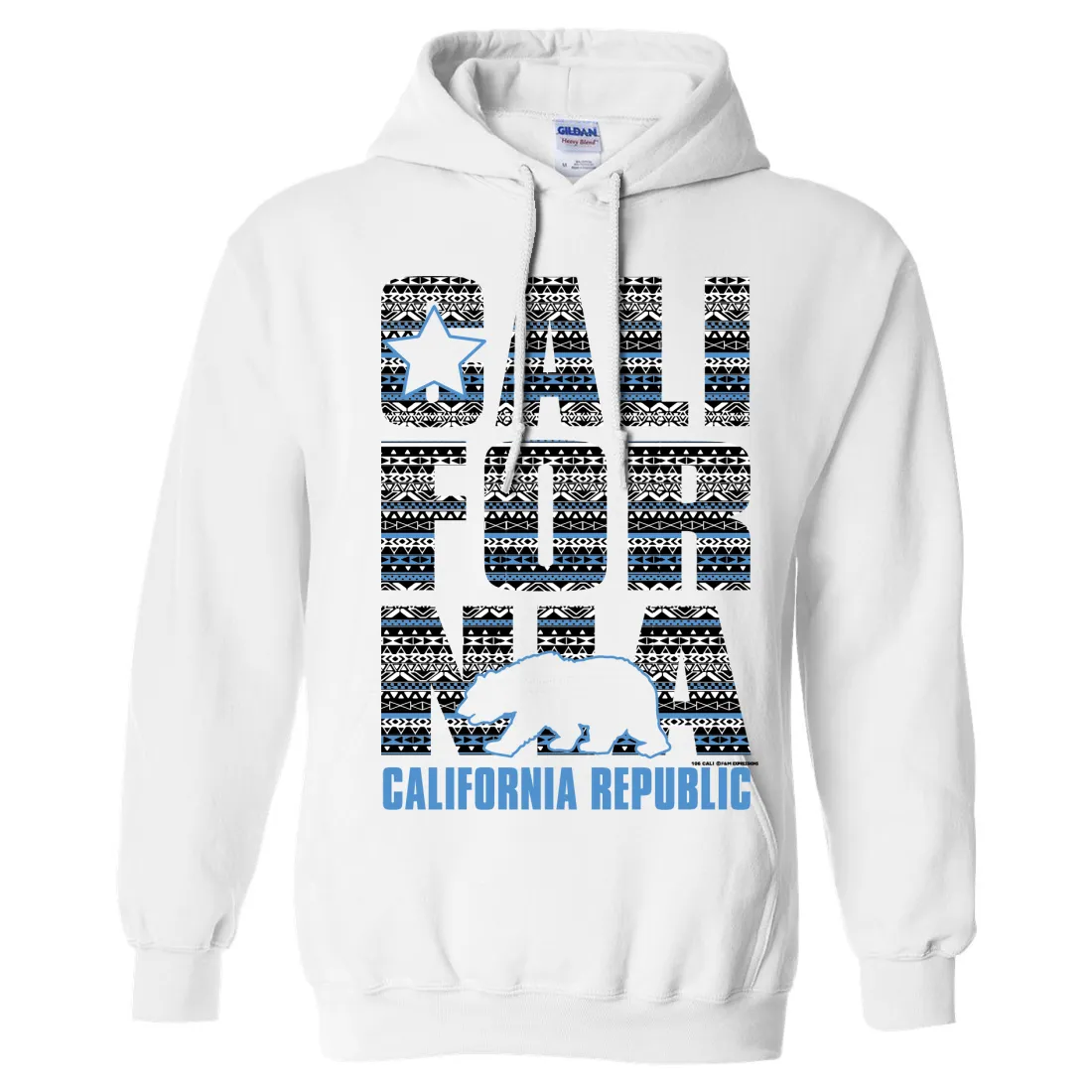 California Republic Tribal Aztec Sweatshirt Hoodie
