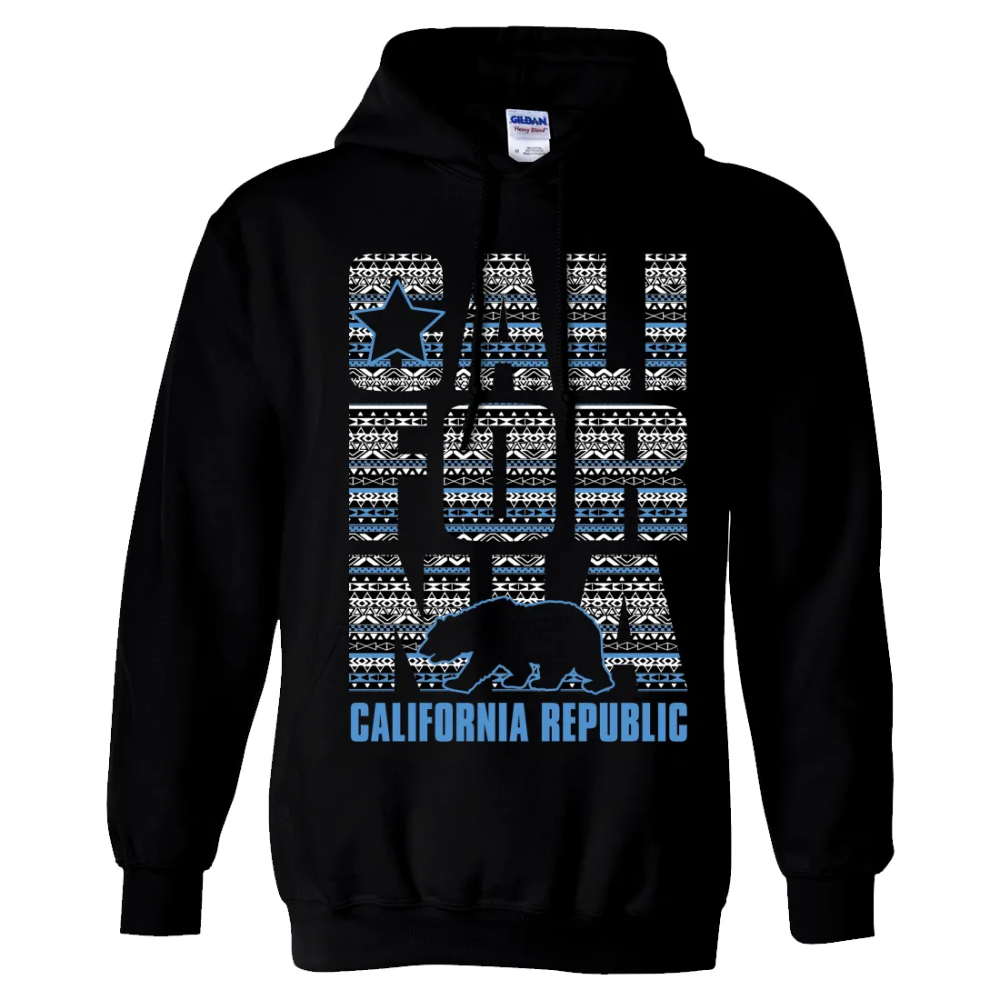 California Republic Tribal Aztec Sweatshirt Hoodie