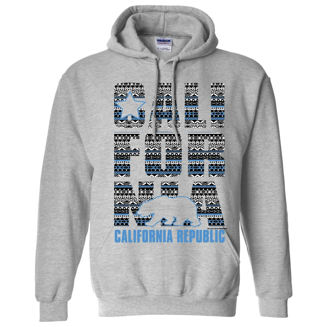 California Republic Tribal Aztec Sweatshirt Hoodie