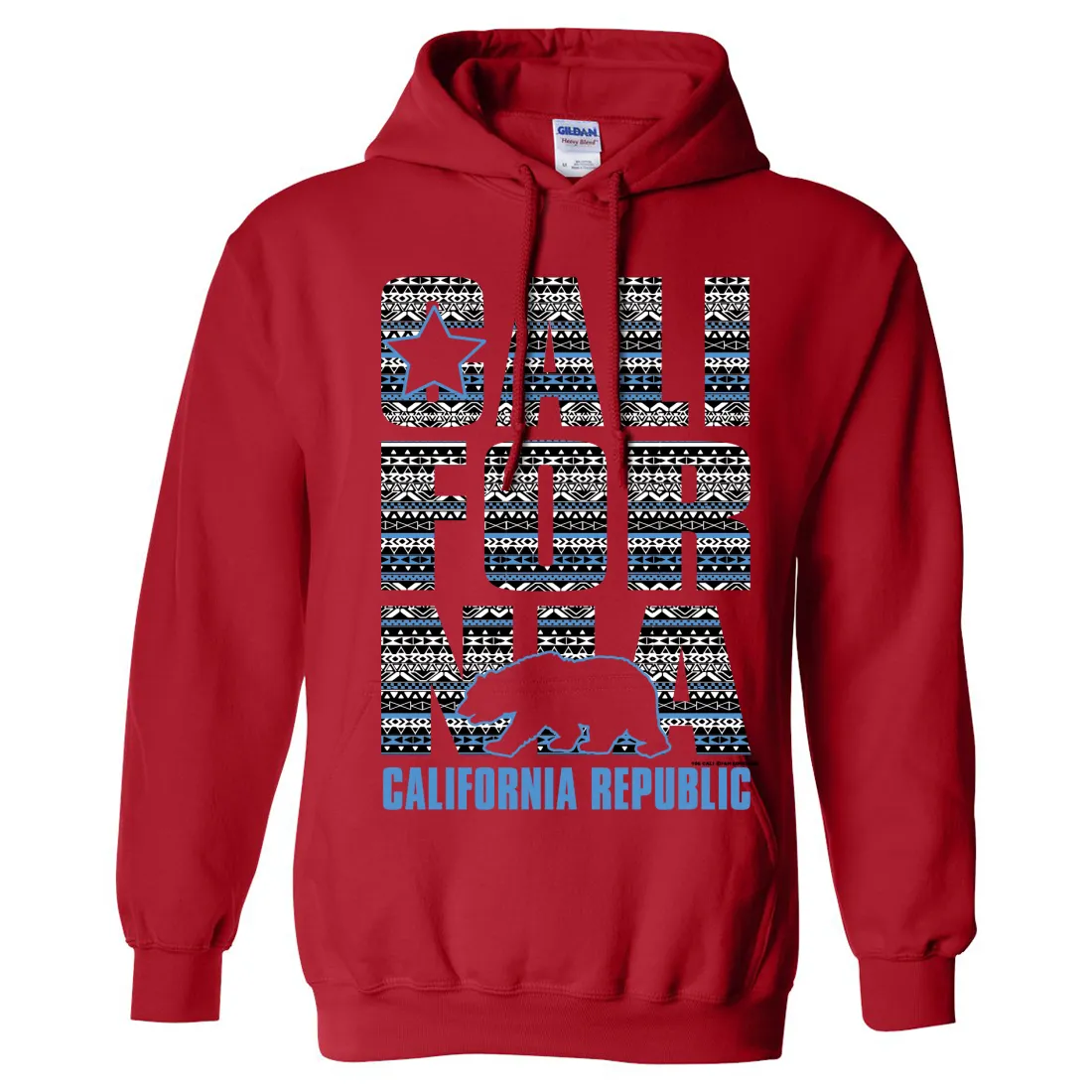 California Republic Tribal Aztec Sweatshirt Hoodie