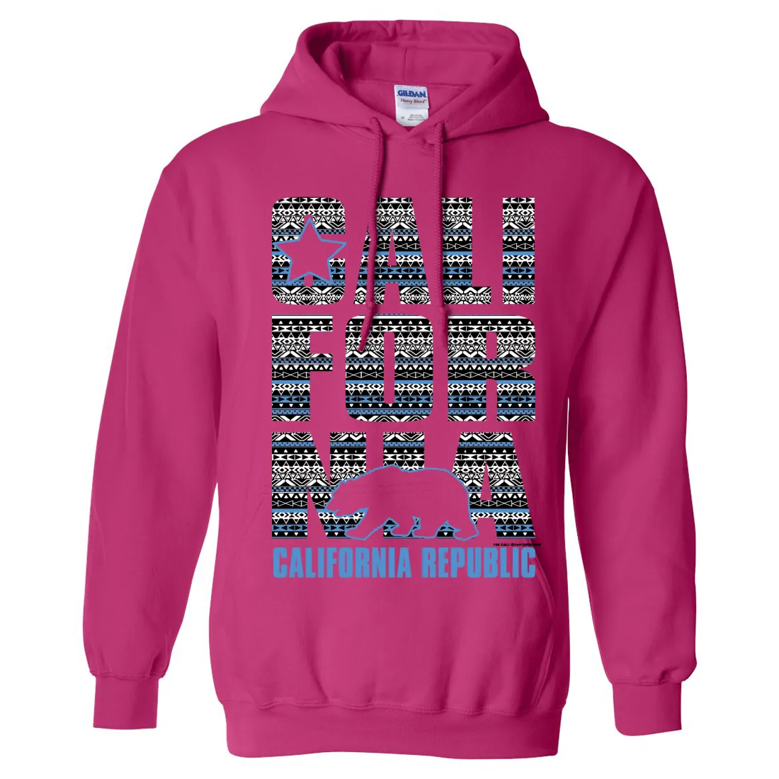 California Republic Tribal Aztec Sweatshirt Hoodie