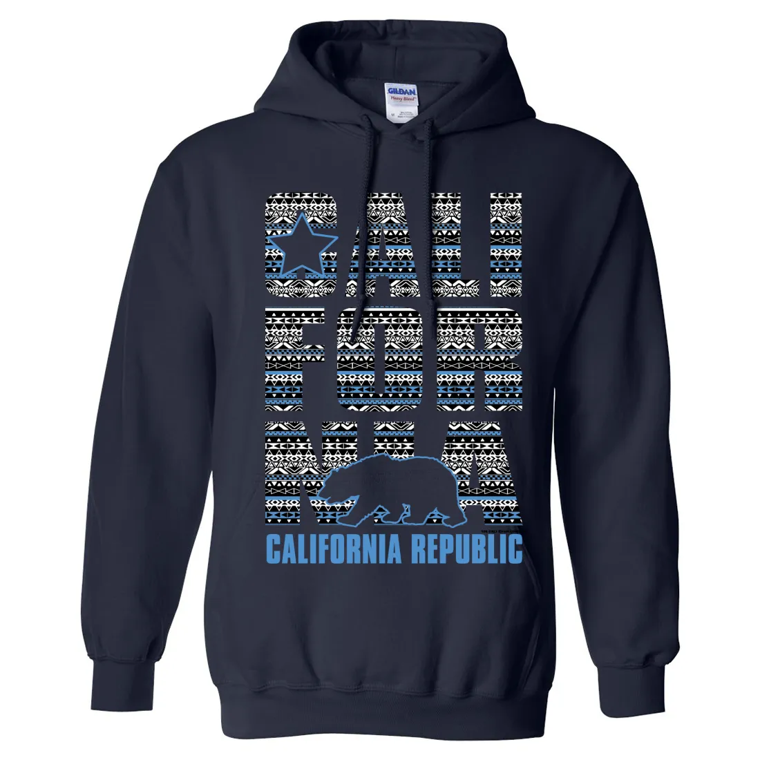 California Republic Tribal Aztec Sweatshirt Hoodie